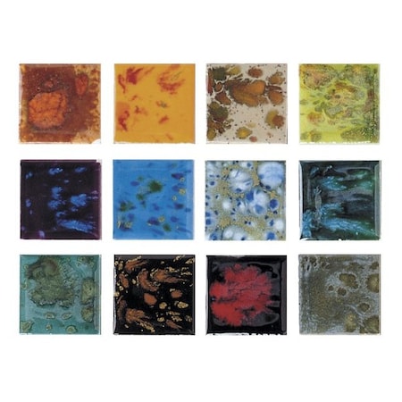 Sax True Flow Colorburst Glazes, Assorted Colors, 12 PK CGSAXP